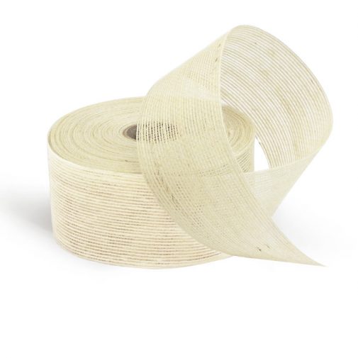 Fita de Juta Beige 60 mm