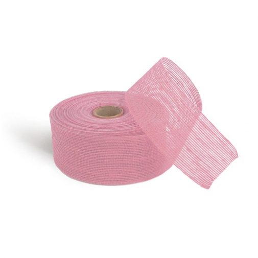 Fita de Juta Rosa 40 mm