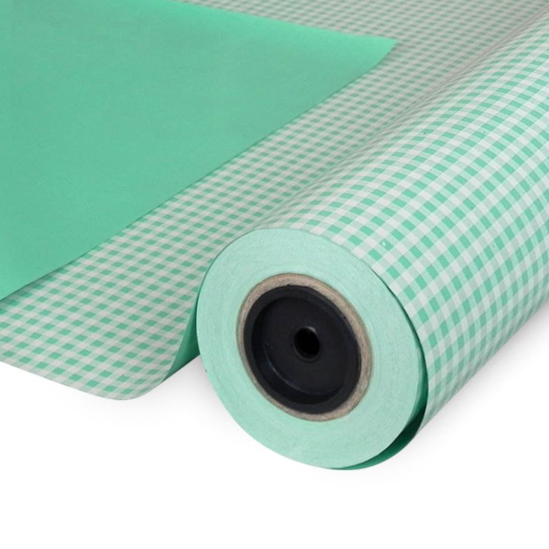 Papel Reversível Vichy Verde PR1501