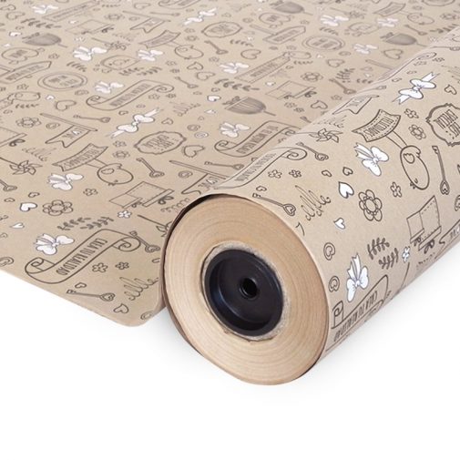 Papel de Embrulho Passarinhos PKF0117