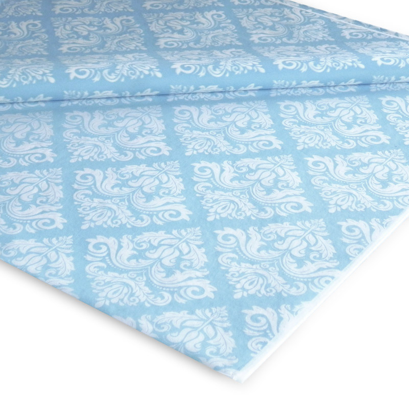 Papel Seda Vintage Celeste