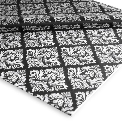 Papel Seda Vintage Preto