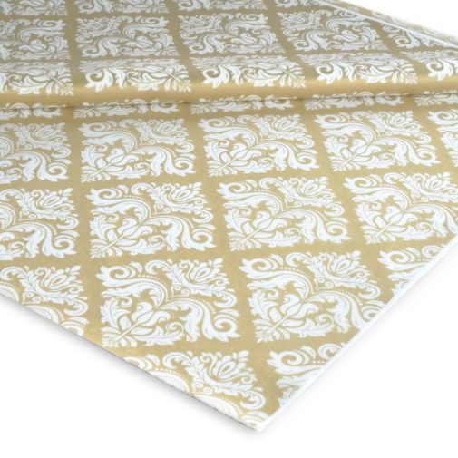 Papel Seda Vintage Ouro