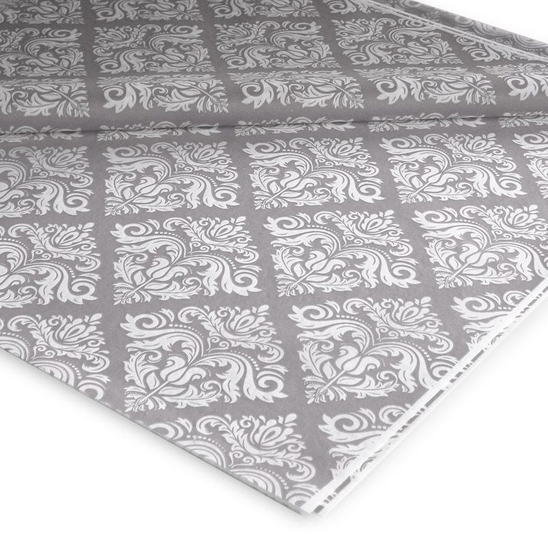 Papel Seda Vintage Prata