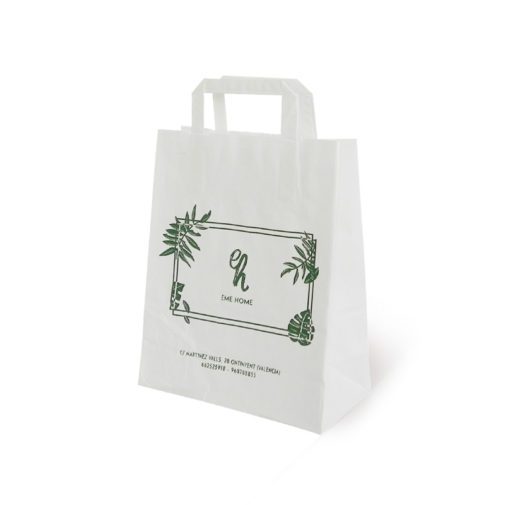 Saco de Papel Branco Plana