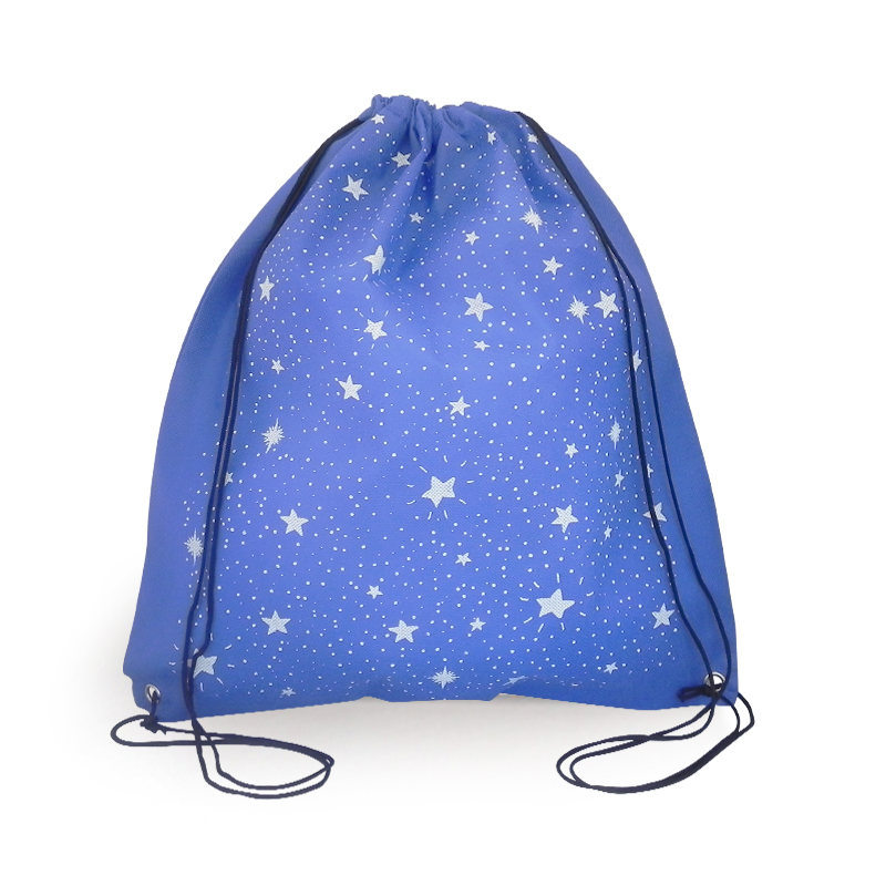 Mochila de Tecido Azul Estrela