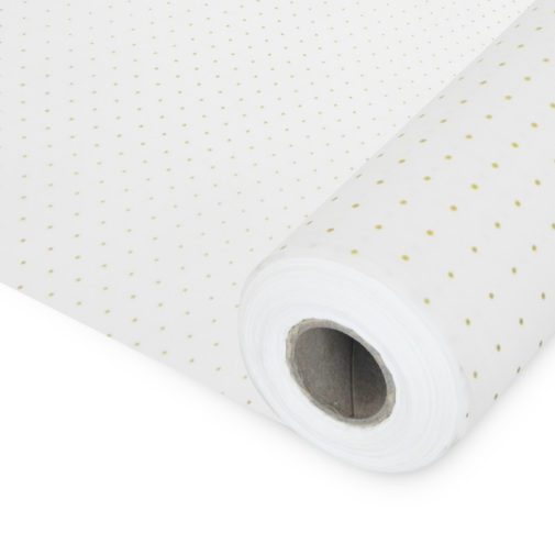 Rolo Papel Seda Plumeti Ouro