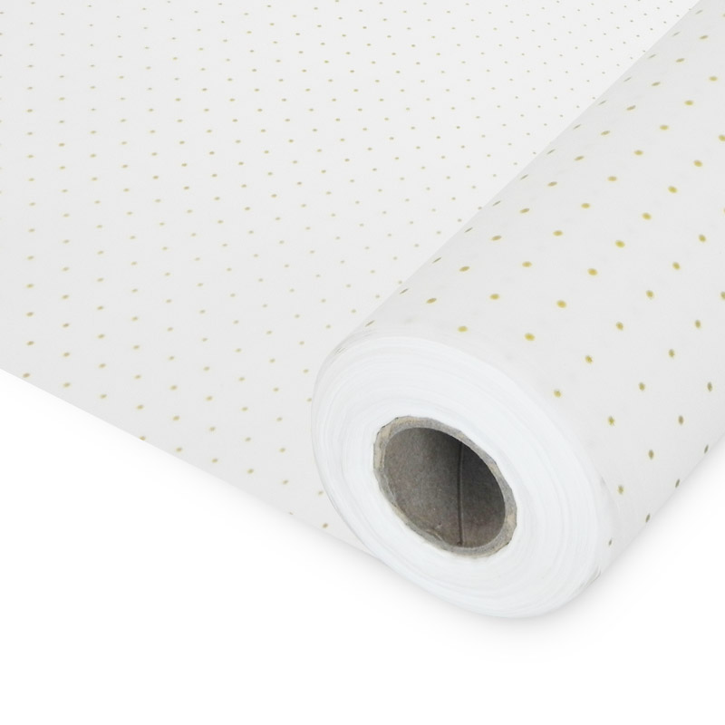 Rolo Papel Seda Plumeti Ouro