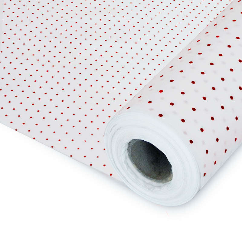 Rolo Papel Seda Plumeti Vermelho