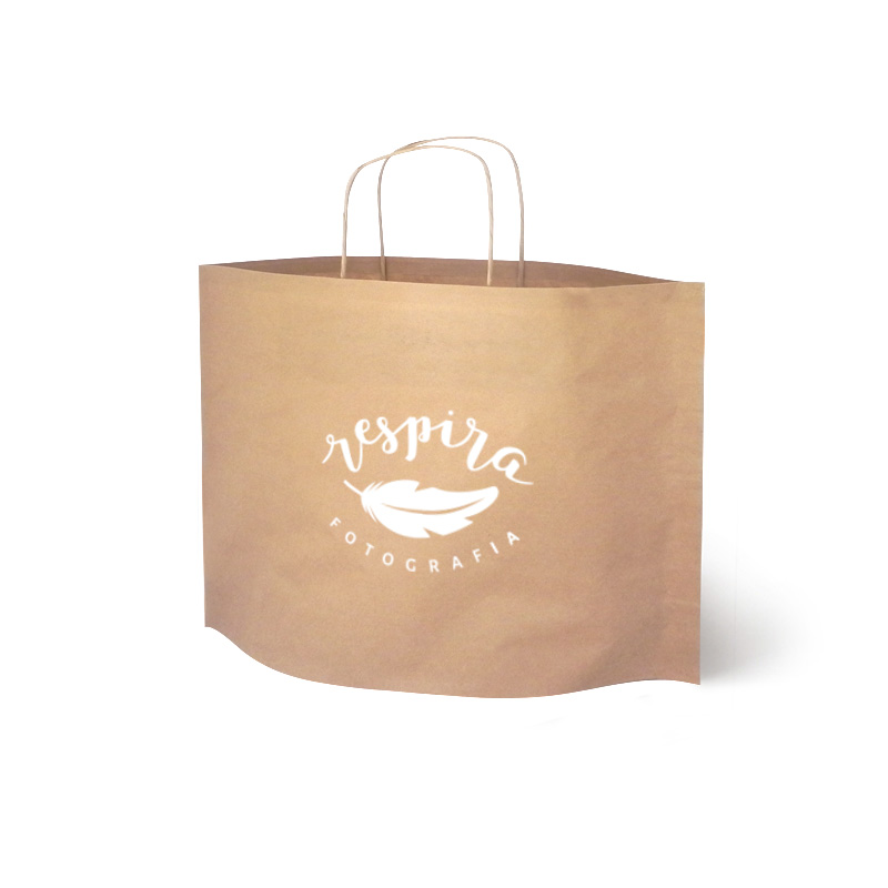 Saco de Papel Kraft Cesta