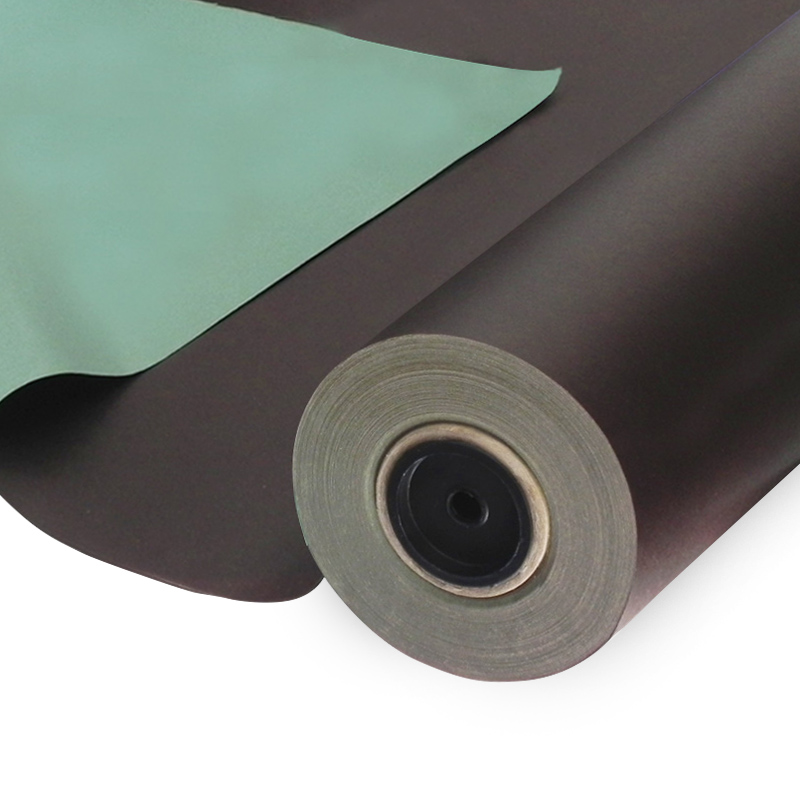 Papel Reversível Verde Mint Marrom PL1504