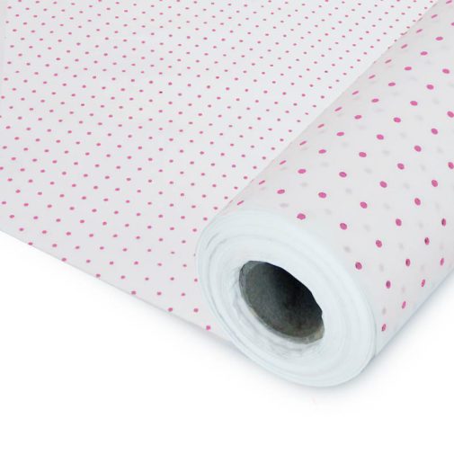 Rolo Papel Seda Plumeti Rosa
