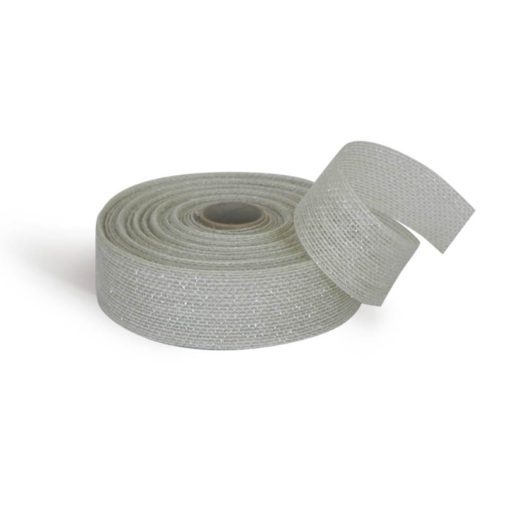 Fita de Juta Prata 40 mm
