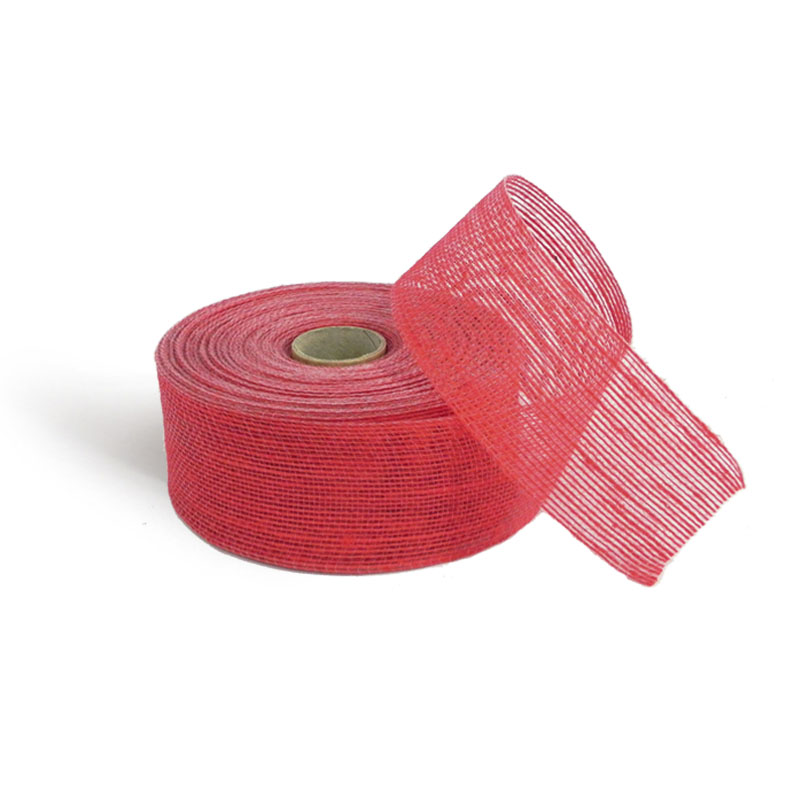 Fita de Juta Vermelha 40 mm
