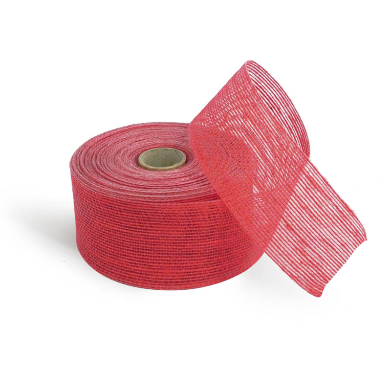 Fita de Juta Vermelha 60 mm