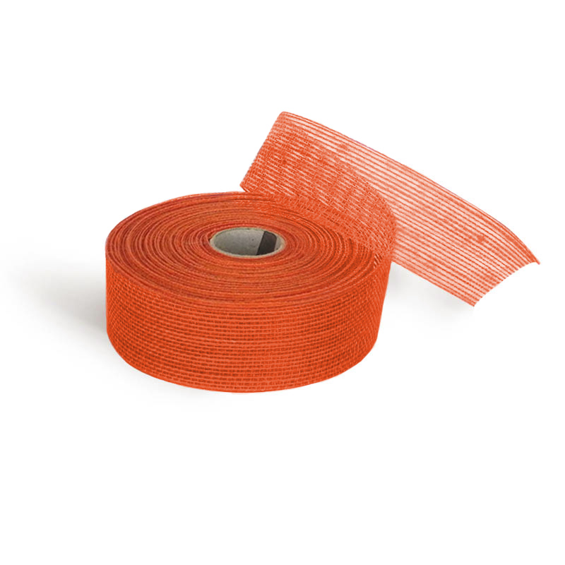 Fita de Juta Laranja 40 mm