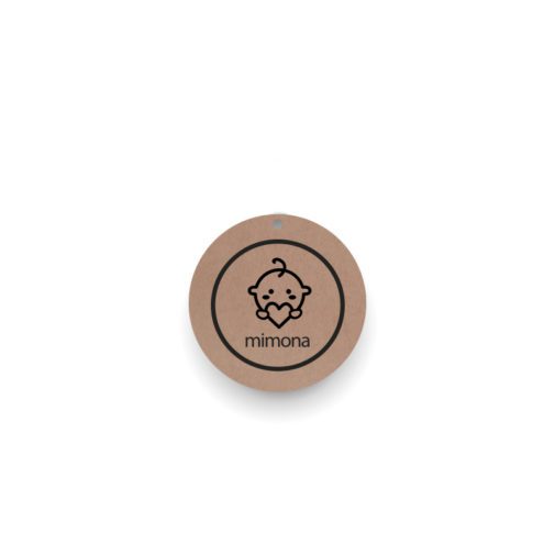 Etiqueta Kraft 42x42 mm - Image 2