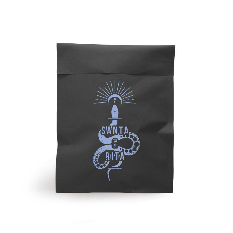 Envelope Preto Adesivo Impresso